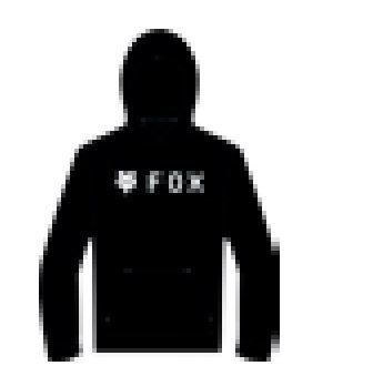 BLUZA CON KAPTUREM FOX JUNIOR ABSOLUTE BLACK YM  