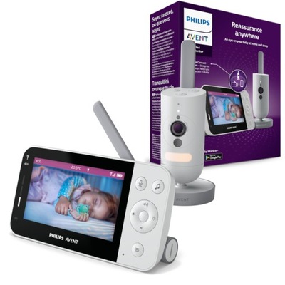 Niania elektroniczna Philips Avent Video Premium Full HD Kołysanki Kamera