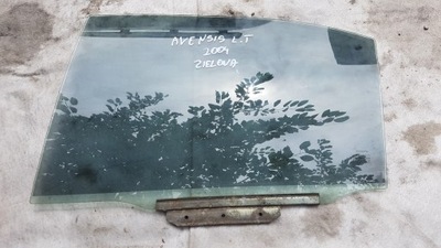 Toyota avensis t25 скло двері лівий задня 2004 фото №1