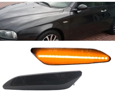 ПОВОРОТИ ПОВОРОТНИКИ LED (СВЕТОДИОД ) ALFA ROMEO 147 156 FIAT TIPO LANCIA DELTA ЧЕРНЫЕ