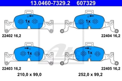 PADS HAM.PRZOD 13.0460-7329.2/ATE  