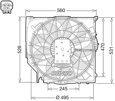 VENTILADOR DEL RADIADOR BMW  