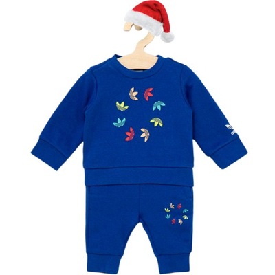 Dresy Dziecięce Adidas 92 Niebieski dla Chłopca Komplet Spodnie Bluza Sport
