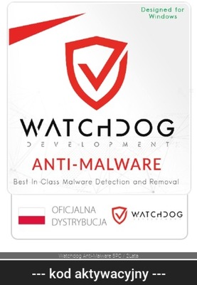 Watchdog Anti-Malware 5PC / 2Lata