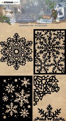 Szablon Studio Light Snowflake ATC Backgrounds (JMA-VC-MASK240)