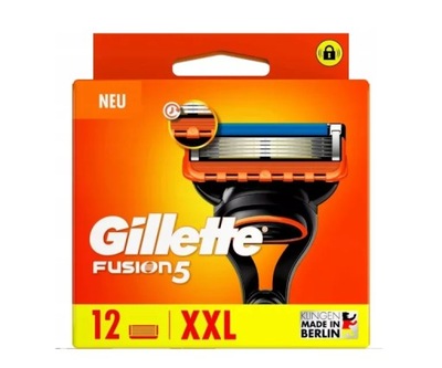 WKŁADY GILLETTE FUSION5 OSTRZA 100 % ORYGINAŁ