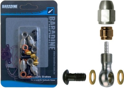 Końcówki przewodu hydraulicznego do Shimano XTR