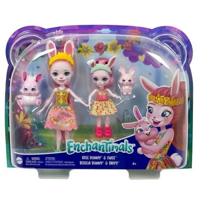 ENCHANTIMALS. LALKI SIOSTRY 2-PAK HCF84, MATTEL