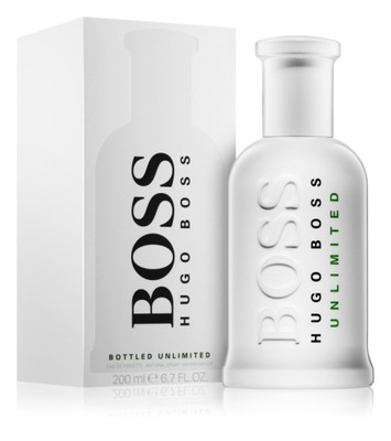 HUGO BOSS BOTTLED UNLIMITED 200 ML FOLIA ORYGINAŁ