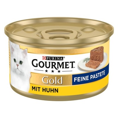 Gourmet Gold Mus mokra karma dla kota kurczak 85g x 12 puszek