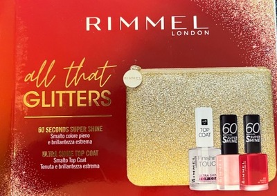 Rimmel All That Glitters lakiery do paznokci Zesta