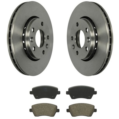 DISCOS + ZAPATAS PARTE DELANTERA DO DACIA DUSTER 280MM  