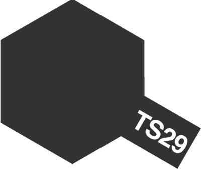 Tamiya 85029 TS-29 Semi Gloss Black Spray Farba