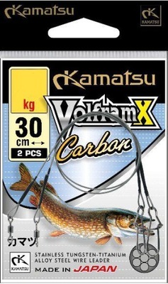 Przypon Kamatsu Wolfram X Carbon 30cm/10kg (2szt.)