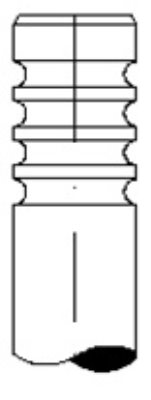 Gun 1134 клапан всмоктуючий daf mx-13 фото №1