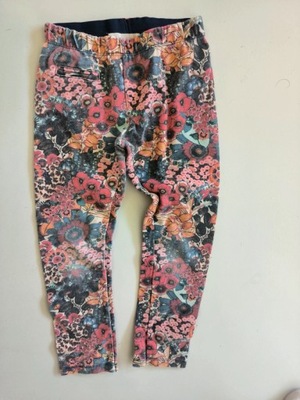 ZARA WZORZYSTE LEGGINSY R.116