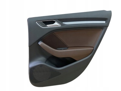 Audi a3 8v обшивка дверь правый задняя кожа фото №1