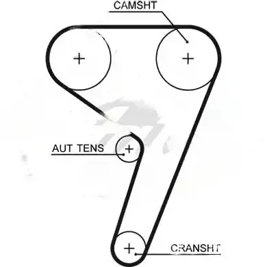 Набор ремень распределительного вала k015669xs gates ford c-max фото №1