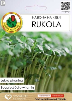 Nasiona na kiełki - rukola 10g