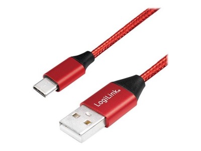 LOGILINK CU0147 LOGILINK - Kabel USB 2.0, USB-A na męski do USB-C męski