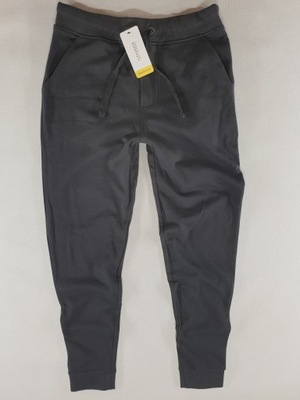 TERRANOVA spodnie dresowe grafitowe bawełniane new in XL
