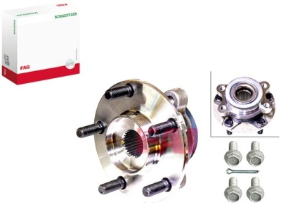 Набор подшипник колеса с ступица перед l/p nissan juke leaf qashqai i фото №1