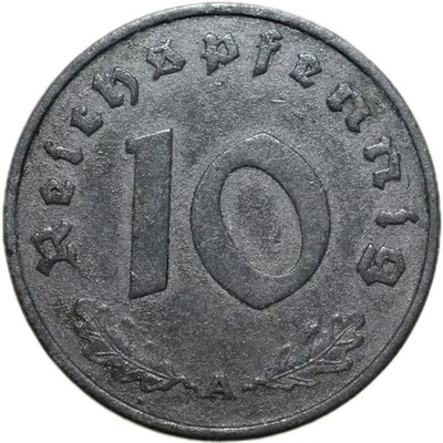 10 Reichspfennig 1940 1941 1942 1943 A B D E F J