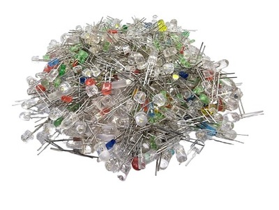 ZESTAW DIOD LED PRZEWLEKANYCH MIX 100g