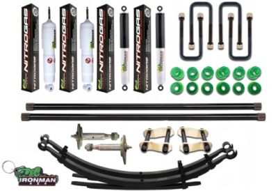 Амортизатори пружини ресора +2' navara d22 ironman фото №1