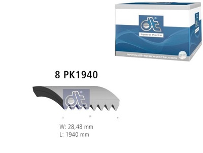 Ремень клиновой daf cf xf 106 mercedes atego atego 2 axor axor 2 citaro фото №1