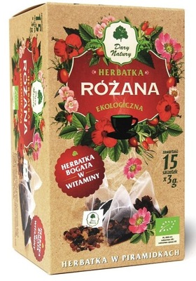 HERBATKA RÓŻANA PIRAMIDKI BIO (15 x 3 g) 45 g