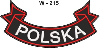 Polska, naszywka haft 