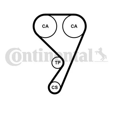 CONTINENTAL CTAM CON CT1189 CORREA DISTRIBUCIÓN  