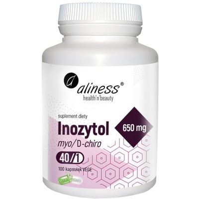 Aliness Inozytol 650 mg 100vcaps MYO D-CHIRO MÓZG