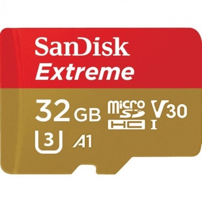 Karta pamięci SanDisk microSDHC Extreme 32GB U3 V30 UHS-I A1