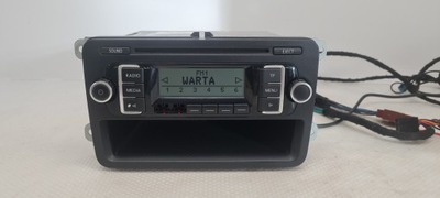 VW GOLF VI T5 RCD210 RADIO MP3 AUX 5K0035156A Z KODU 