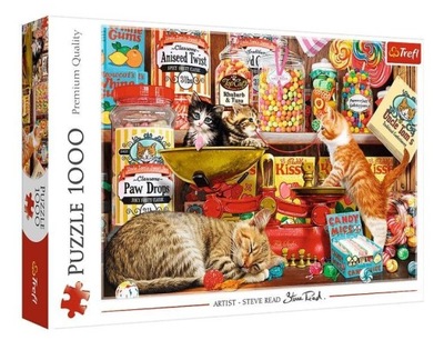 PUZZLE 1000 KOCIE SŁODKOŚCI TREFL, TREFL