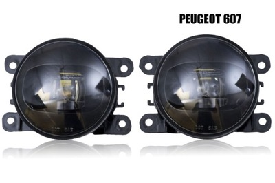 PEUGEOT 607 2004+ FAROS FAROS ANTINIEBLA PARTE DELANTERA DIODO LUMINOSO LED JUEGO 09270157  