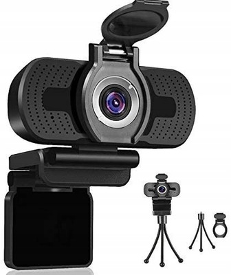 DERICAM W2 HD 1080 USB Webcam kamera internetowa USB ze statywem mikrofonem