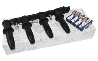 Катушка зажигания + свечи зажигания opel astra g h vectra c zafira b 1.6 фото №1