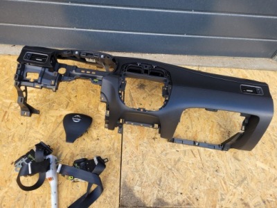 Nissan pulsar консоль подушка безопасности ремни оригинал демонтаж фото №1