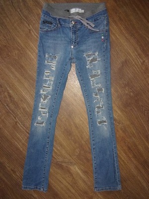 PHILLIP PLEIN spodnie jeans 158-164