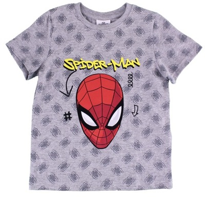 T-shirt koszulka bluzka krótki rękaw 128 cm Spiderman Marvel 8 lat