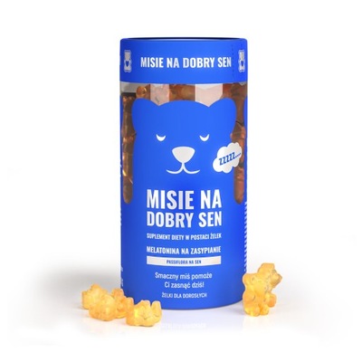 Noble Health Misie na dobry sen 60 żelek