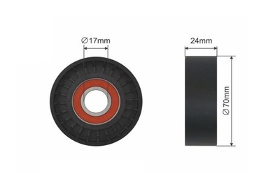 ROLLO TENSOR CORREA WIELOROWKOWEGO DO VW PASSAT SHARAN TOURAN TRANSPORTER  