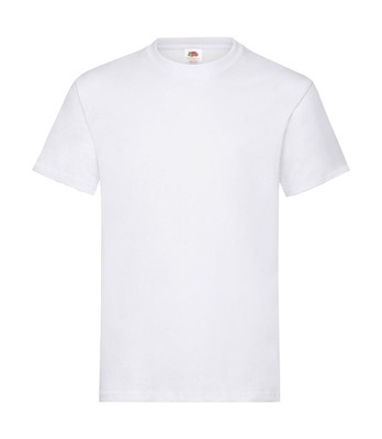 GRUBA KOSZULKA FRUIT OF THE LOOM HEAVY White 3XL