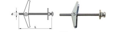 KOTWA STALOWA KOŁEK PARASOLKA 4*50MM