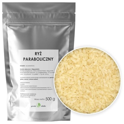 RYŻ PARABOLICZNY 500G parboiled ryż długoziarnisty