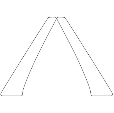 Наклейка пленка защитная крыло ford focus iv 4 фото №1