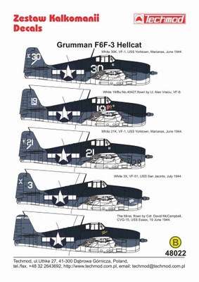 48022' Grumman F6F-3 Hellcat - 1944